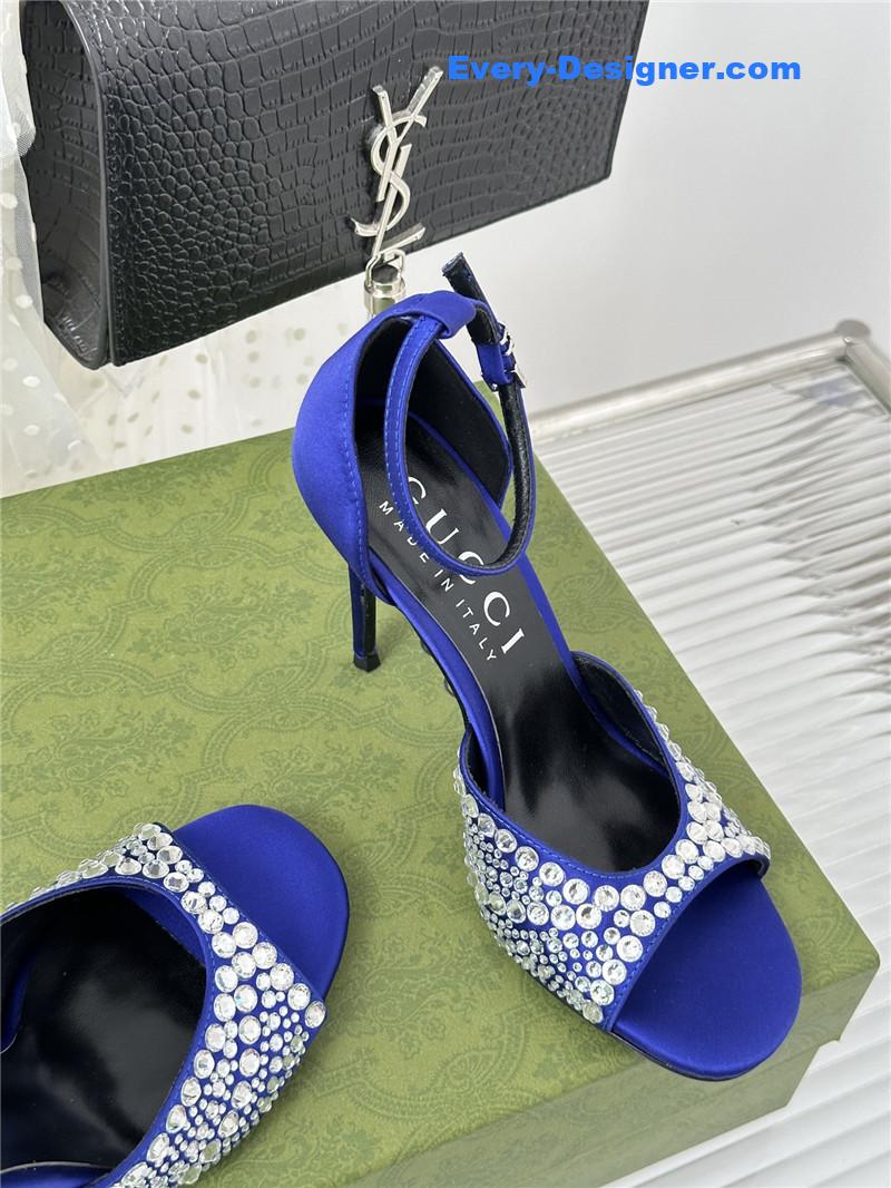 Gvc*1 rhinestone slippers sandals