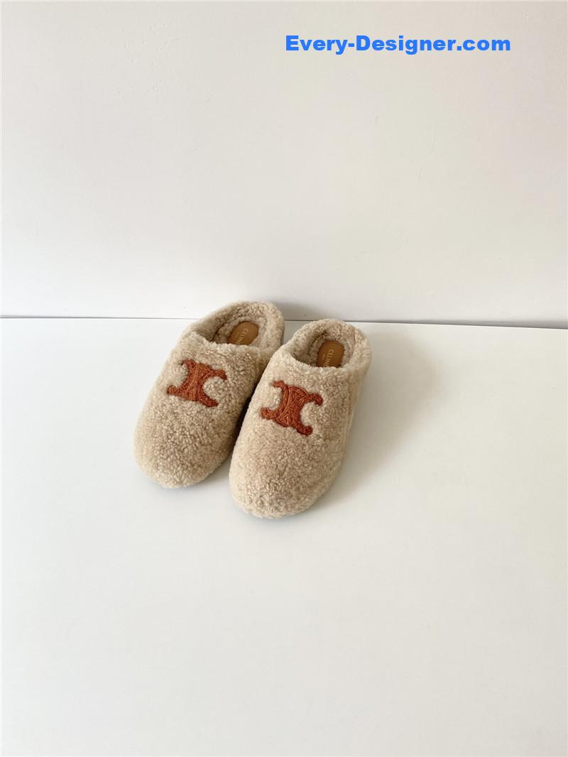 Ce1i*e thick-soled baotou slippers