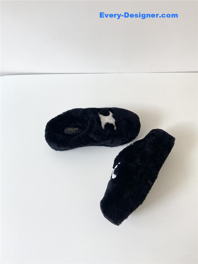 Ce1i*e thick-soled baotou slippers