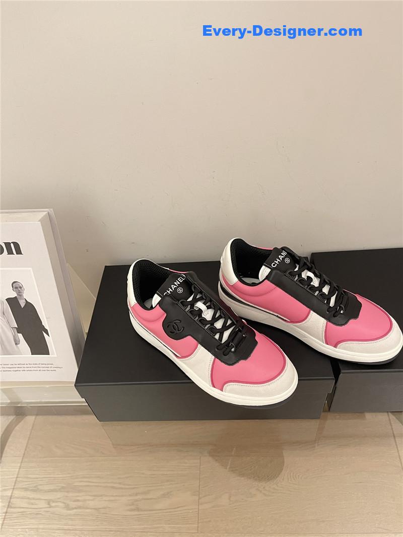 Ch**el early autumn panda color matching sneakers