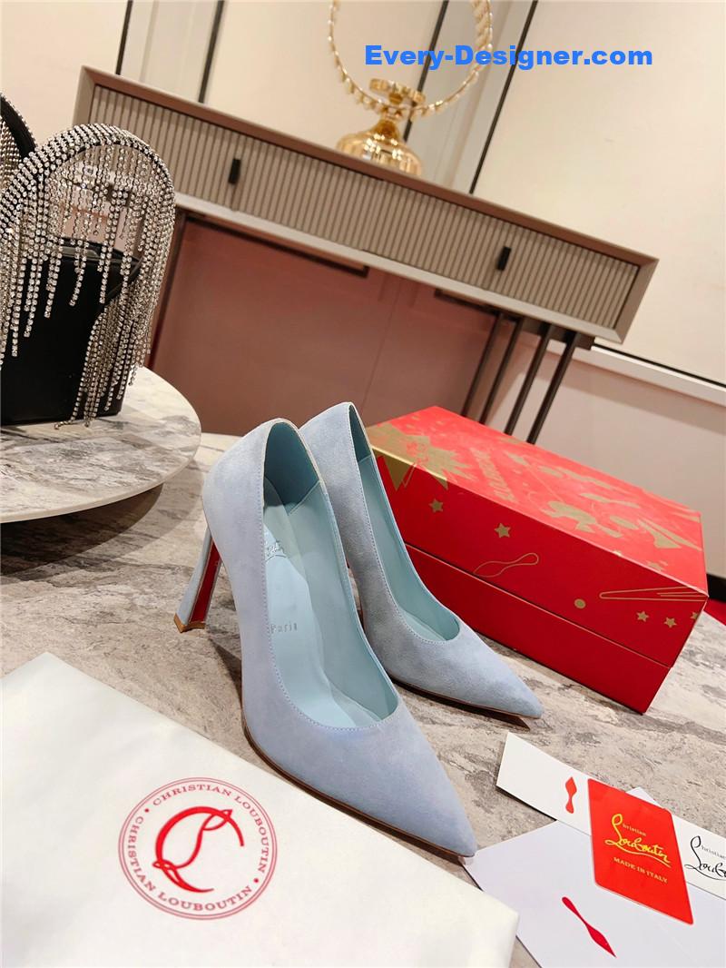 Chr1st1an louboutin banana heel pumps