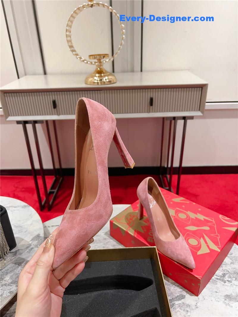 Chr1st1an louboutin banana heel pumps