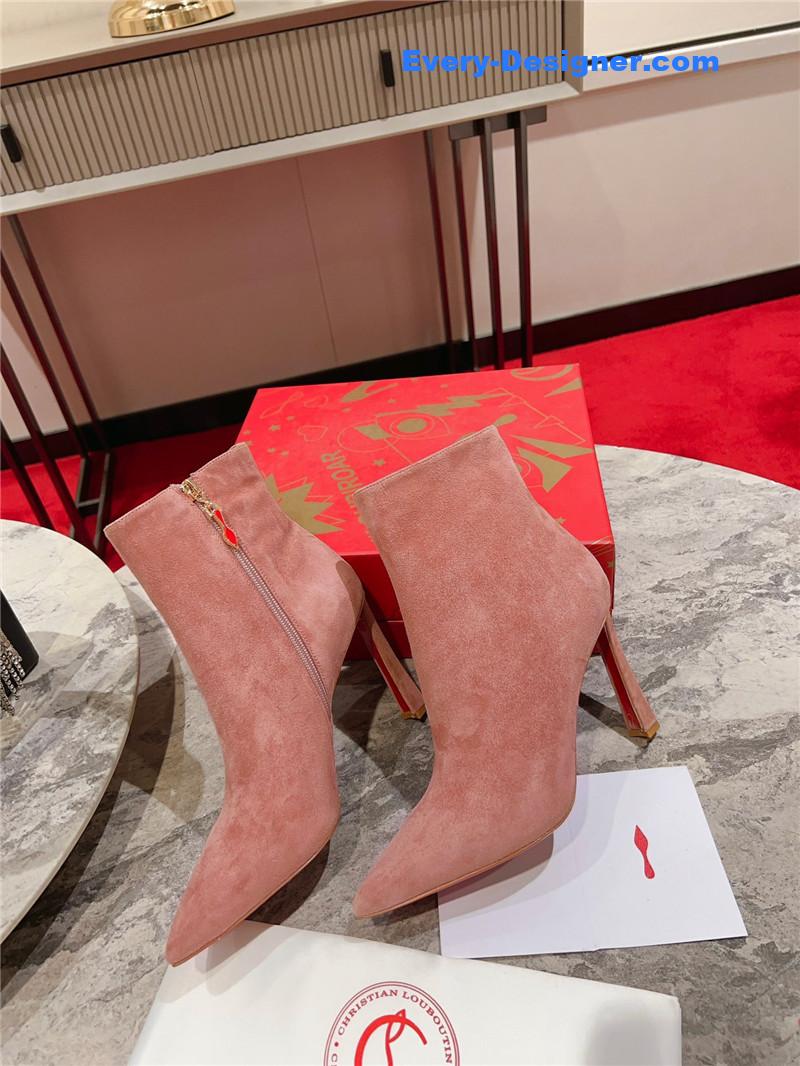 Chr1st1an louboutin banana heel boots
