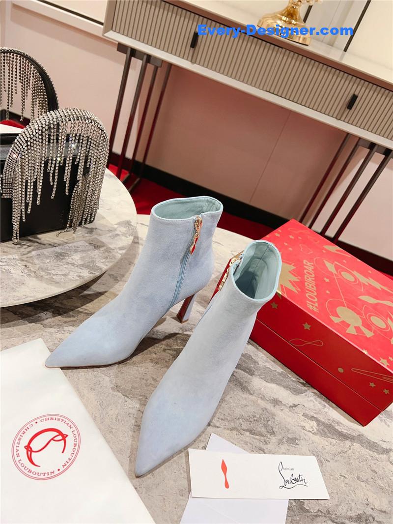 Chr1st1an louboutin banana heel boots