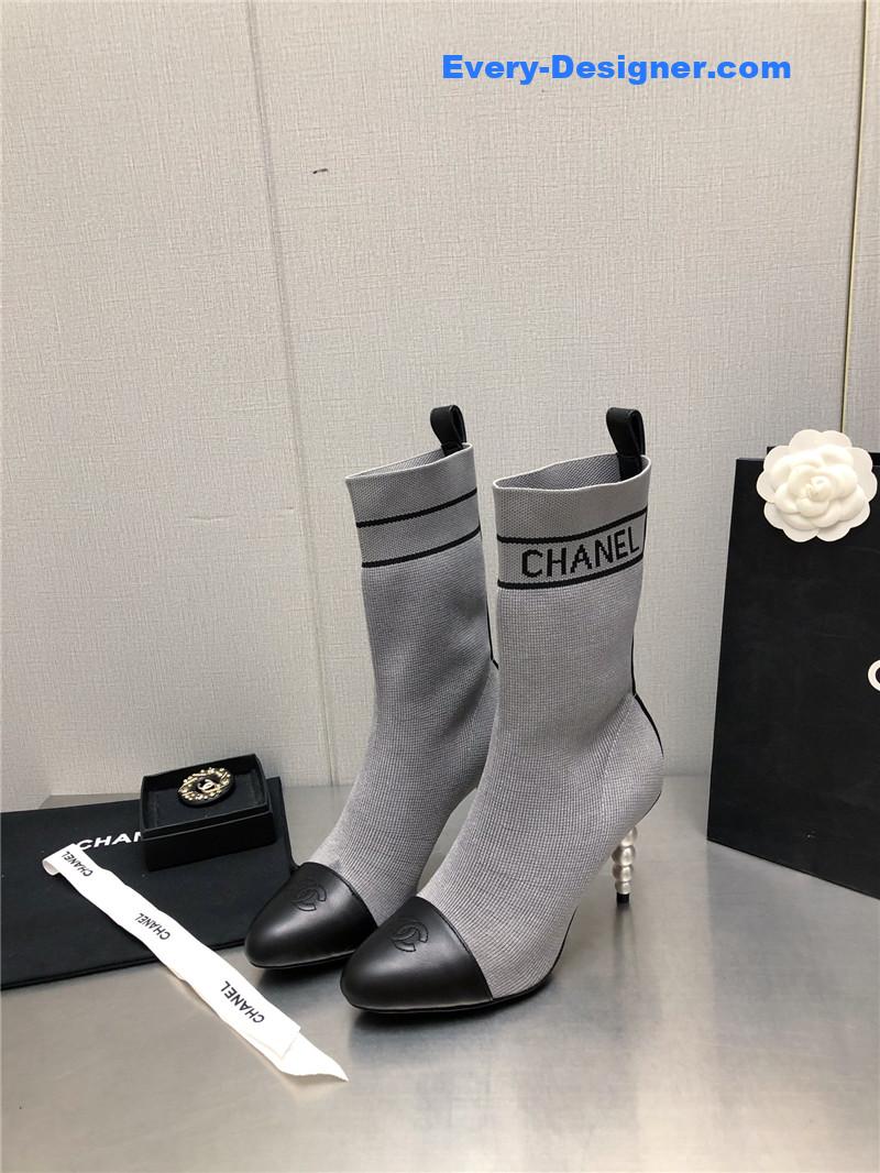 cc D1am0nd double c buckle stiletto boots