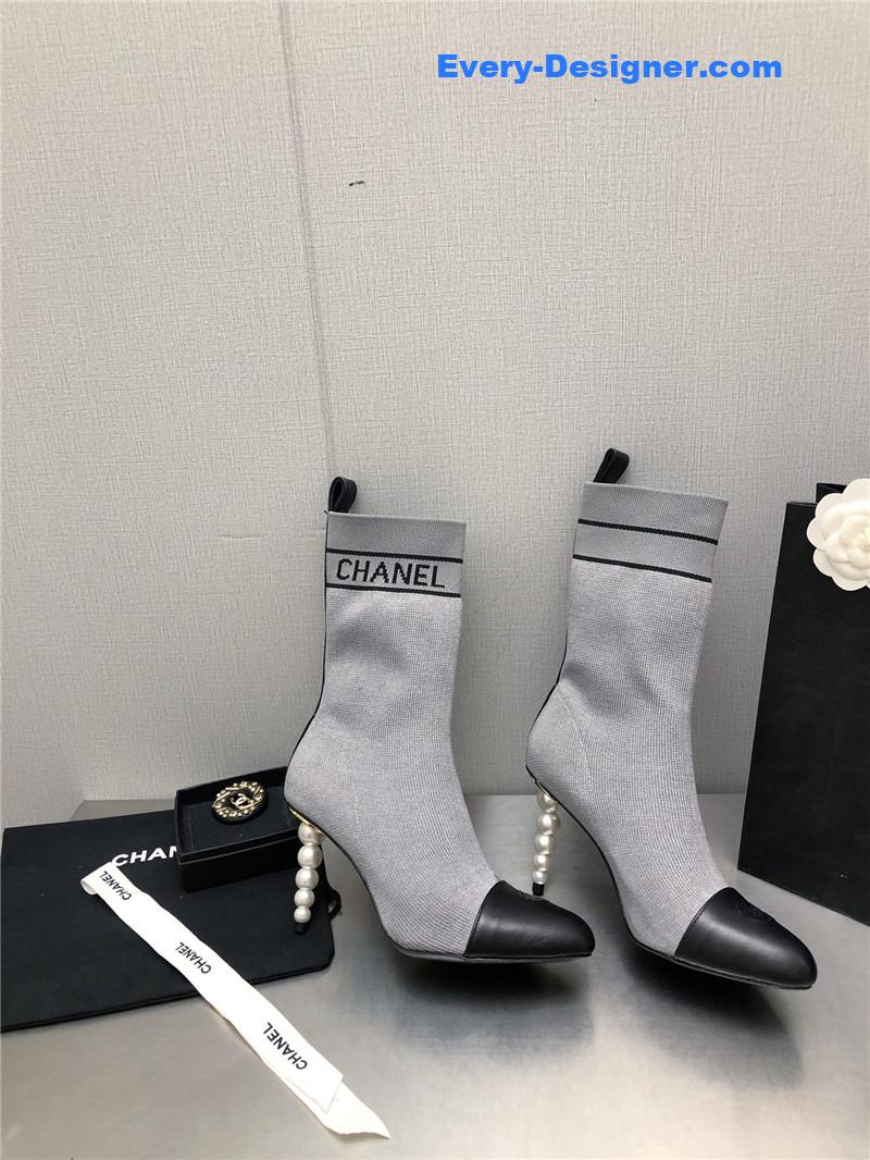 cc D1am0nd double c buckle stiletto boots