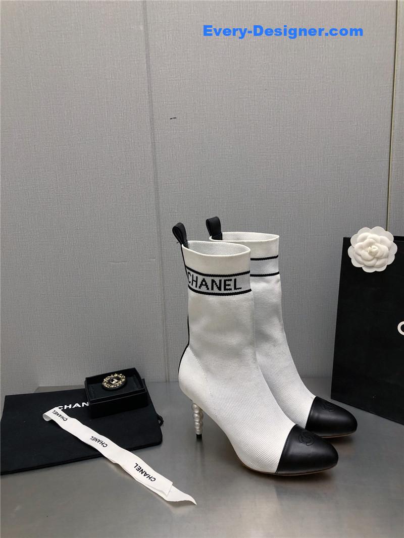 cc D1am0nd double c buckle stiletto boots
