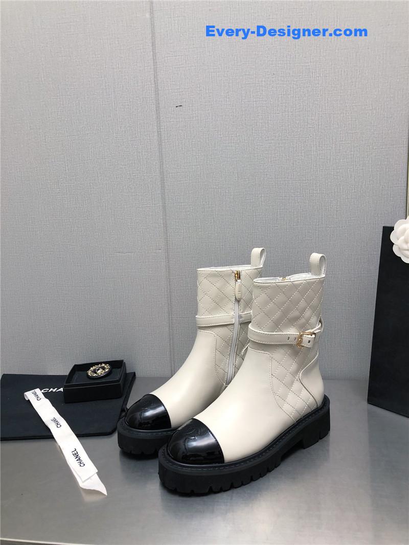 CC Double C Buckle Platform Martin Boots