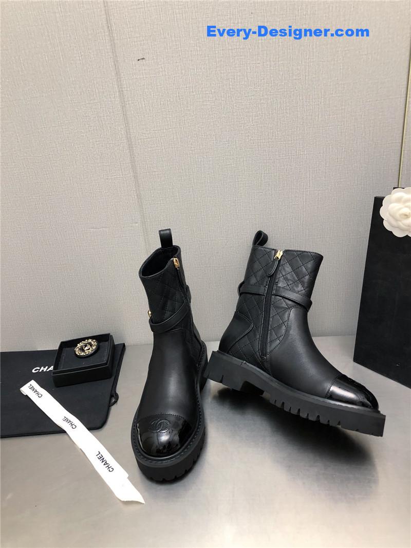 CC Double C Buckle Platform Martin Boots