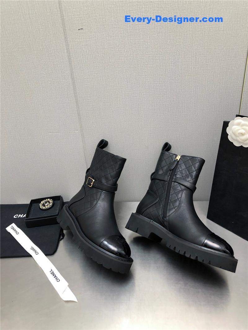 CC Double C Buckle Platform Martin Boots