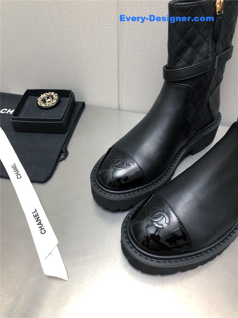 CC Double C Buckle Platform Martin Boots