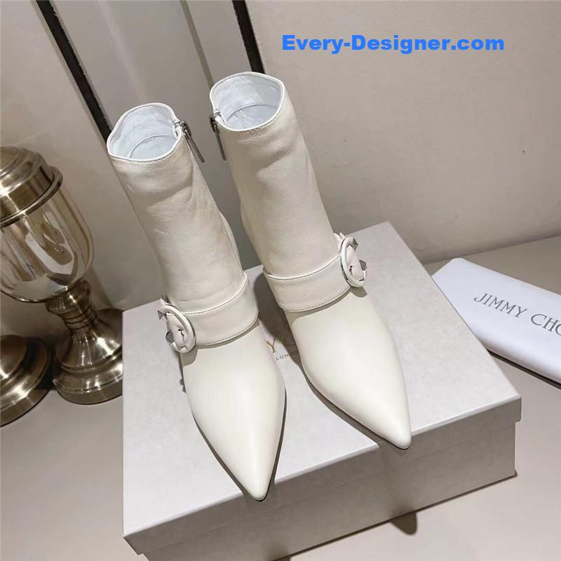 J1m*y Ch00 exquisite fashion booties