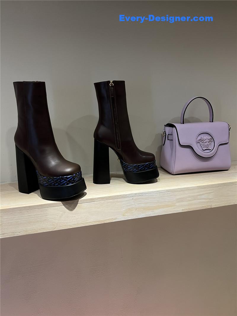 Versace autumn winter new high heel boots