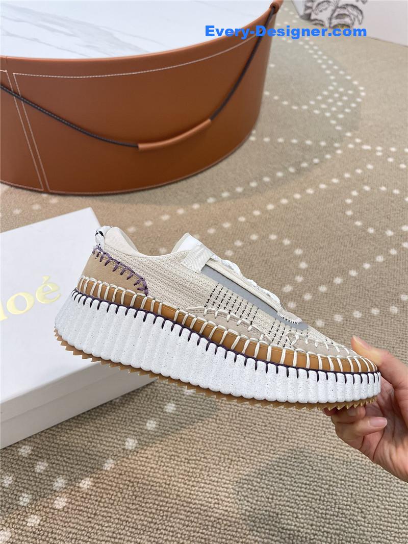 Chloe new nama rainbow jelly bean sneakers