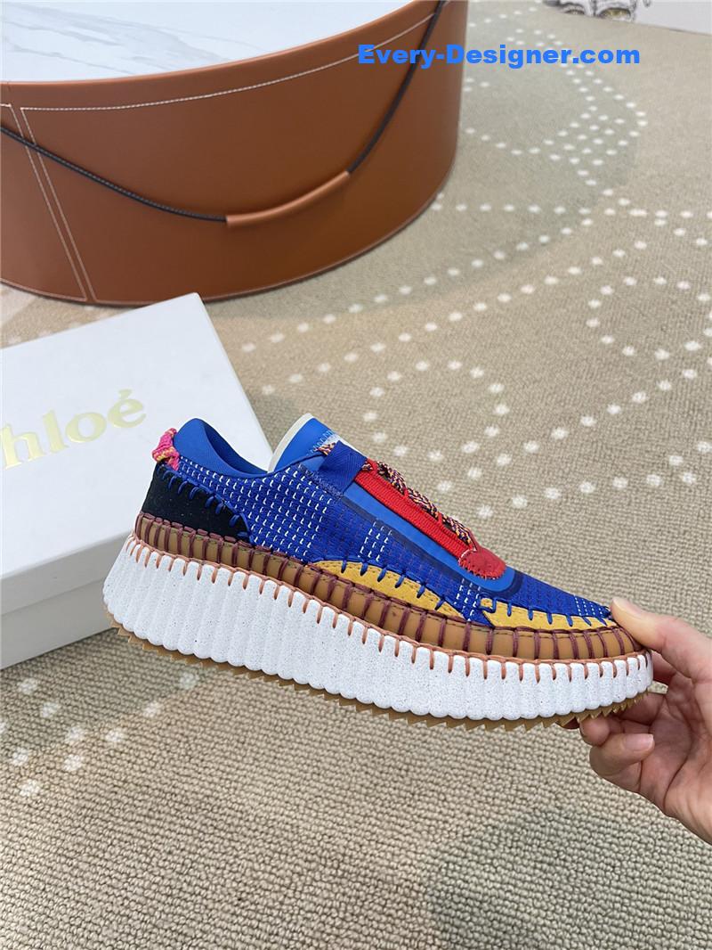 Chloe new nama rainbow jelly bean sneakers