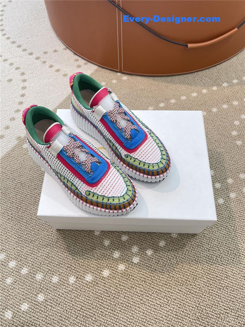Chloe new nama rainbow jelly bean sneakers