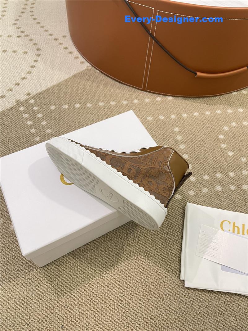 Chloe Classic Petal Sole Summer Lace Loafers