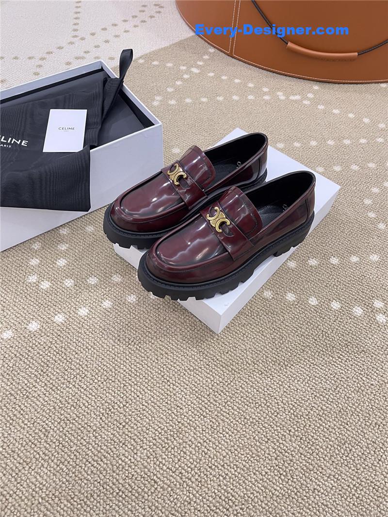 Ce1i*e new thick-soled retro style loafers