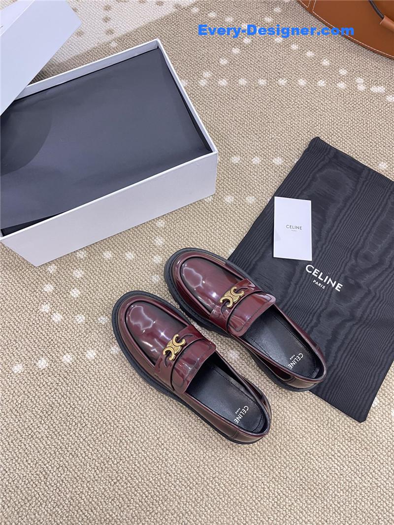Ce1i*e new thick-soled retro style loafers