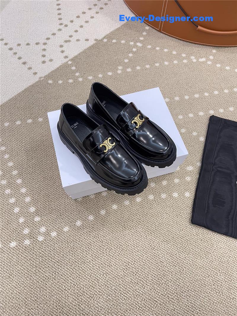 Ce1i*e new thick-soled retro style loafers