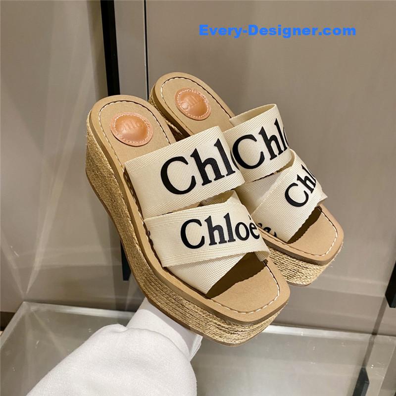 Chloe Cross Braided Roman Slippers
