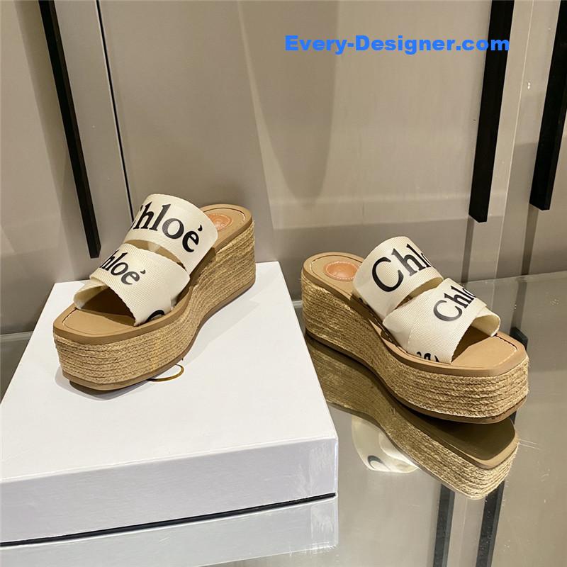 Chloe Cross Braided Roman Slippers