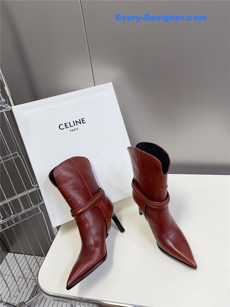 Ce1i*e arc de triomphe pointed ankle boots