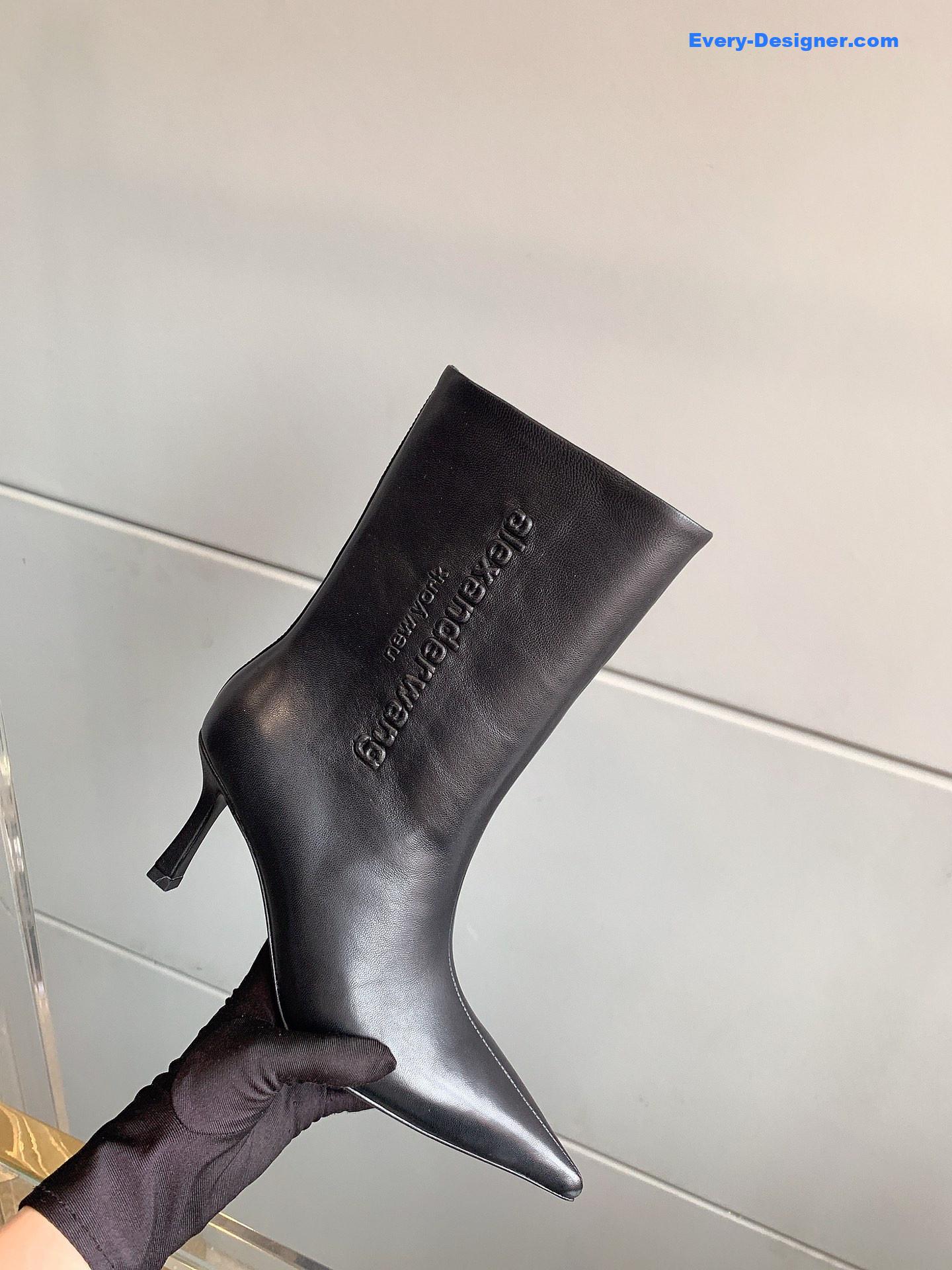A1exa*der wang new pointed toe high heel ankle boots