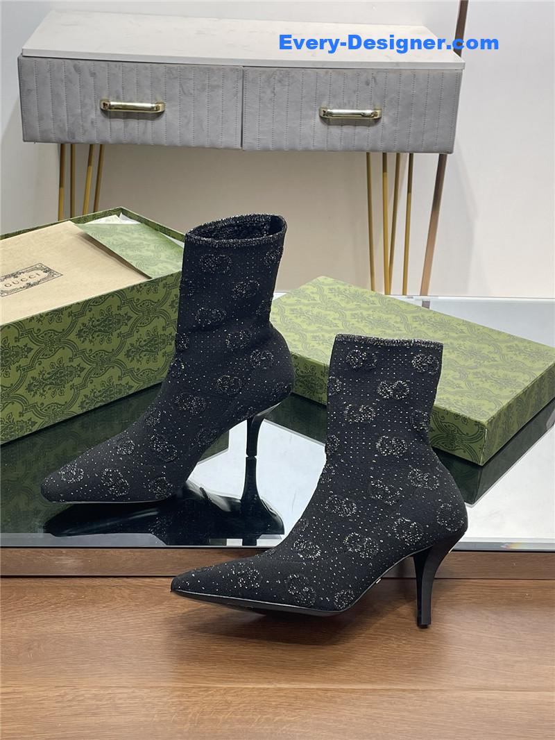 Gvc*1 new gg knitted ankle boots