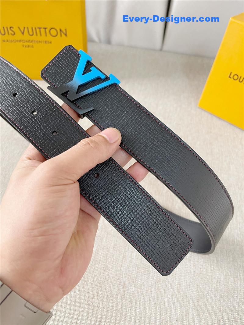 l0vis Vvtt0n lv two-color letter buckle double-sided belt