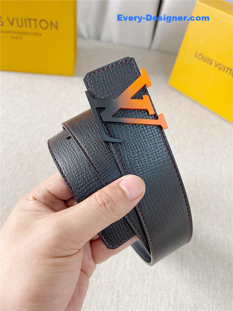 l0vis Vvtt0n lv two-color letter buckle double-sided belt