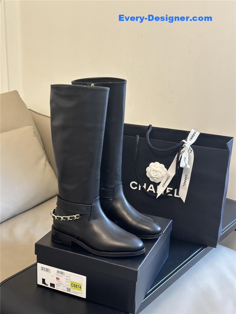 CC autumn winter chain ankle boots
