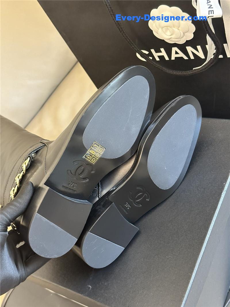 CC autumn winter chain ankle boots