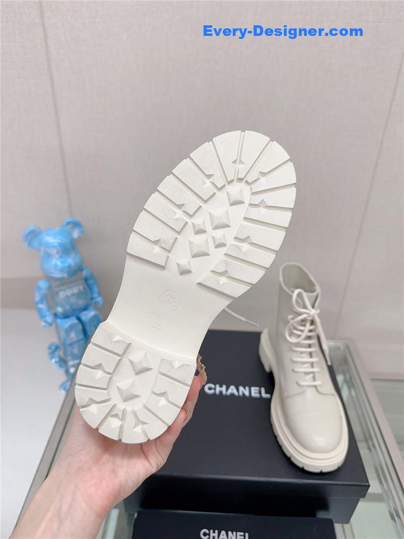 CC platform martin ankle boots