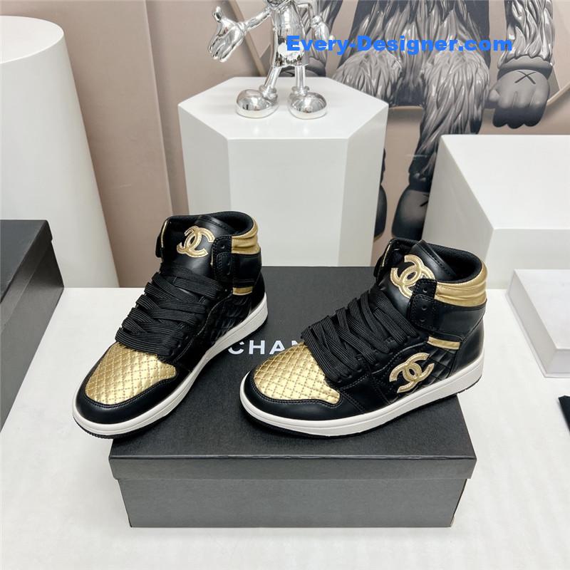 CC joint high top casual shoes