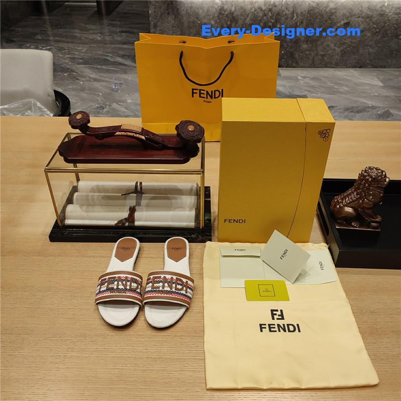 F**di haute couture flat sandals