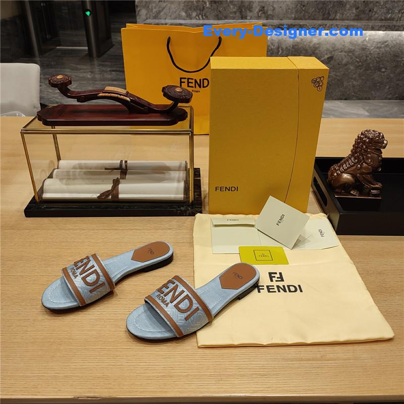 F**di haute couture flat sandals
