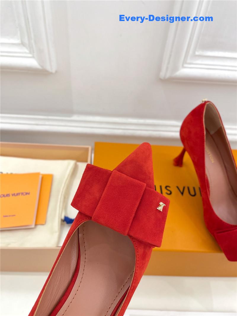 l0vis Vvtt0n lv bowknot pointed shoes