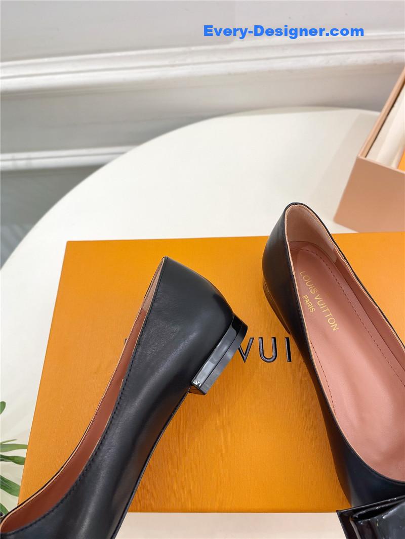l0vis Vvtt0n lv bowknot pointed shoes