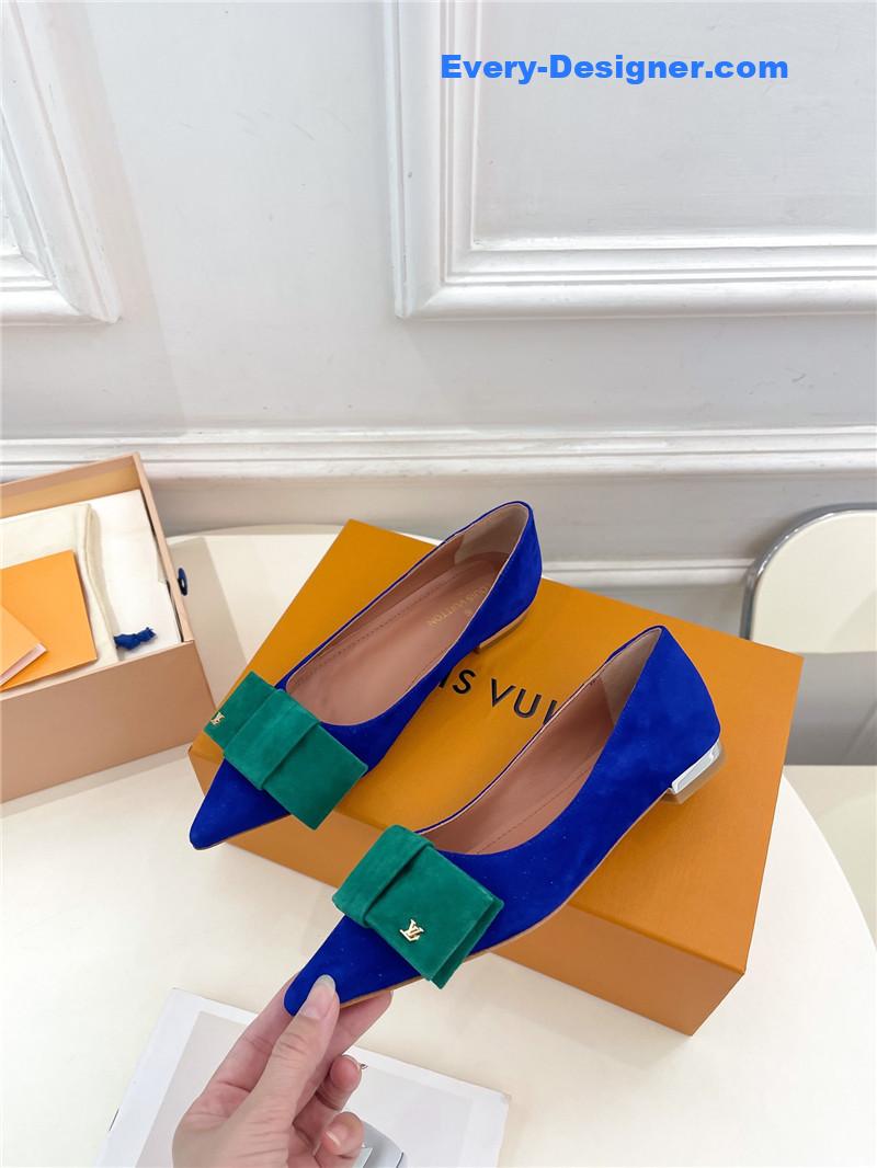 l0vis Vvtt0n lv bowknot pointed shoes