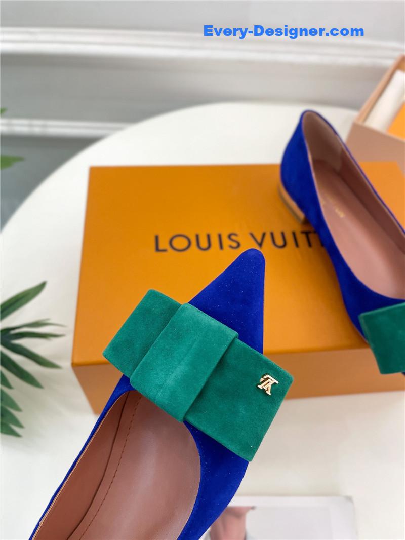 l0vis Vvtt0n lv bowknot pointed shoes