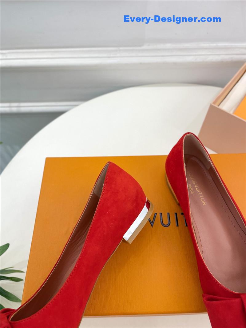 l0vis Vvtt0n lv bowknot pointed shoes