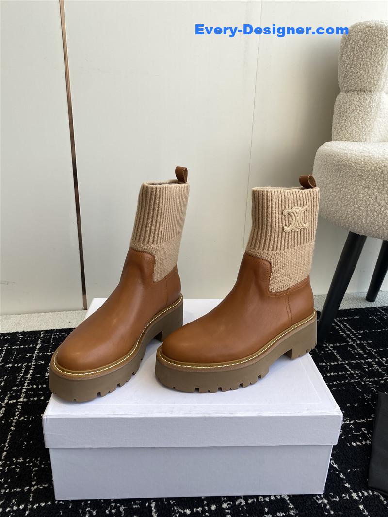 Ce1i*e autumn winter new knight boots