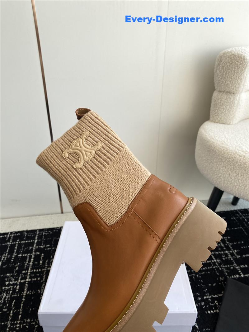 Ce1i*e autumn winter new knight boots