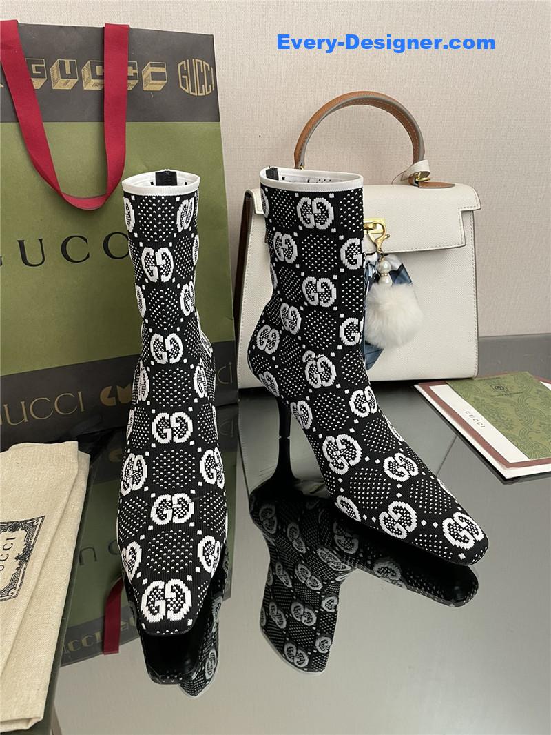 Gvc*1 new gg knitted ankle boots elastic socks boots