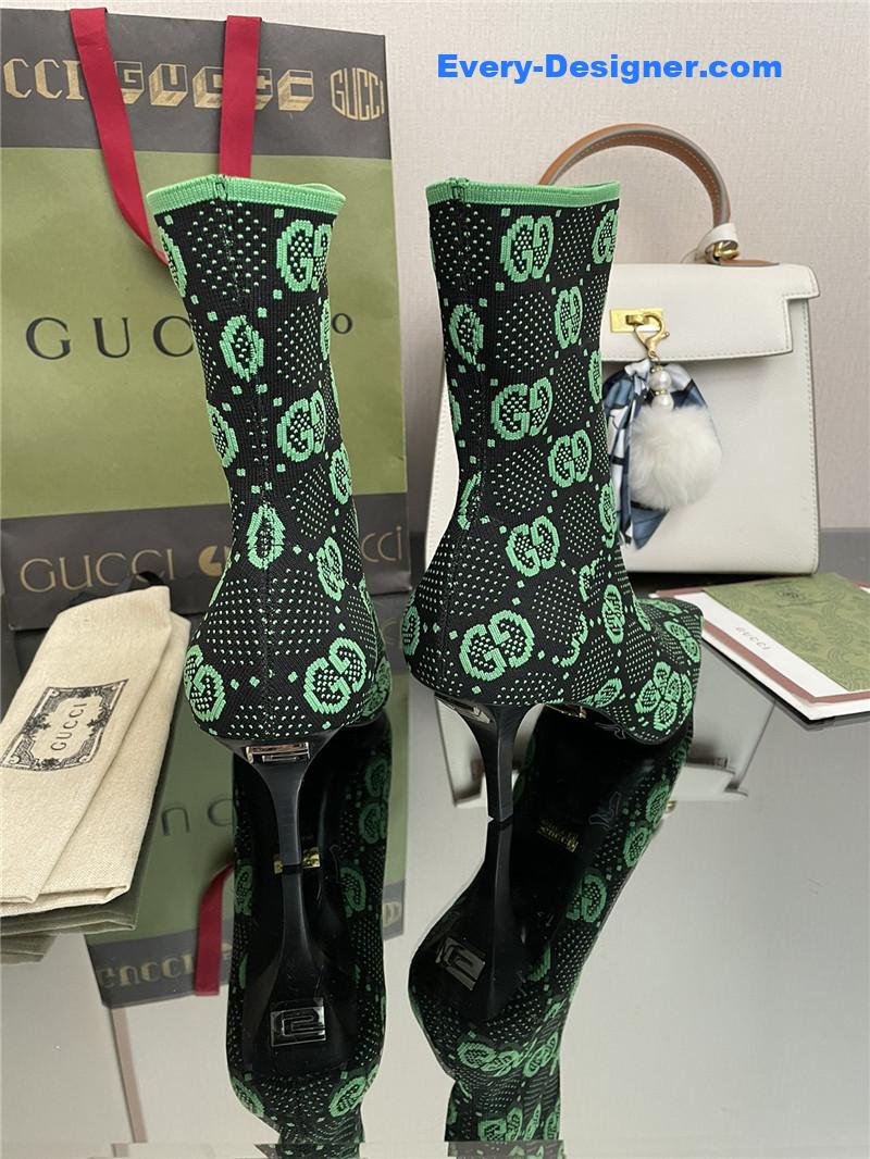 Gvc*1 new gg knitted ankle boots elastic socks boots