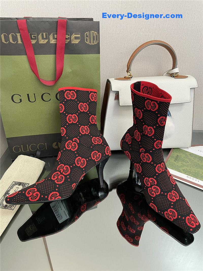 Gvc*1 new gg knitted ankle boots elastic socks boots