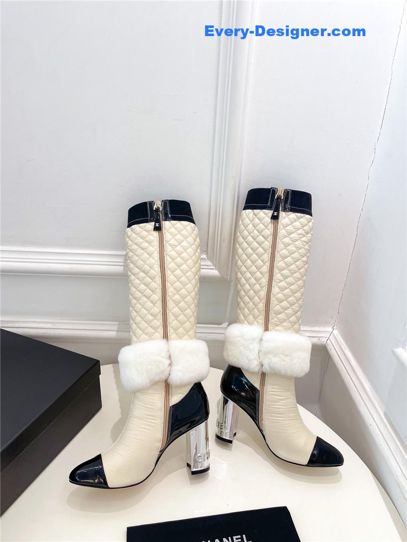 CC electroplated heel down boots