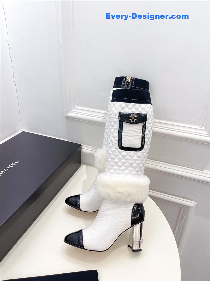 CC electroplated heel down boots