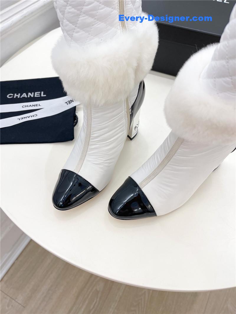 CC electroplated heel down boots